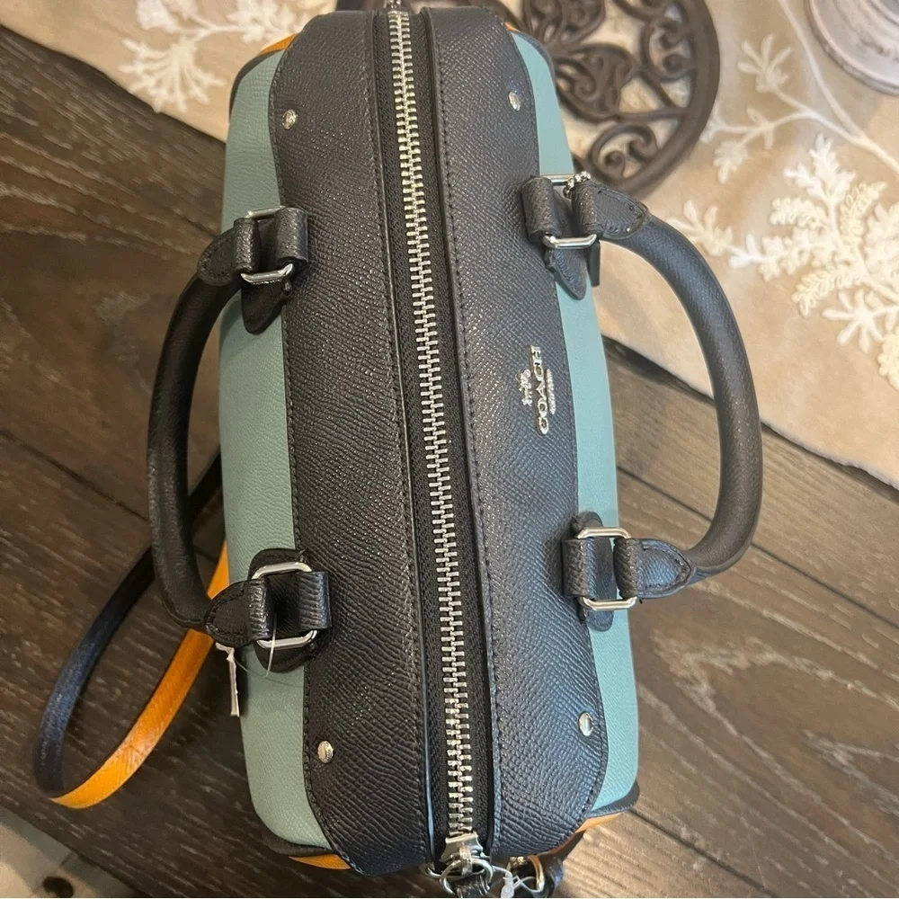 NWT Coach Mini Bennett Satchel in Multi Color